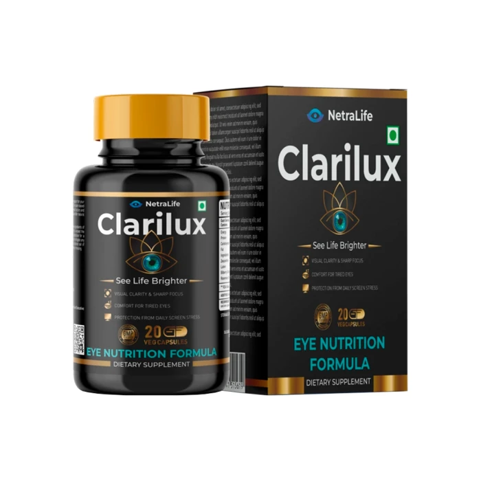 Clarilux — नेत्र पोषण वेज कैप्सूल, भारत